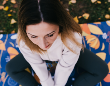 leaves mattress with a person on it